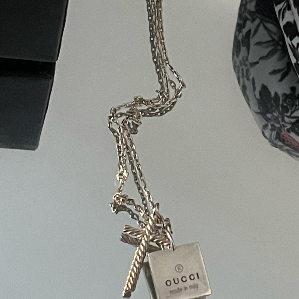 Gucci cross necklace